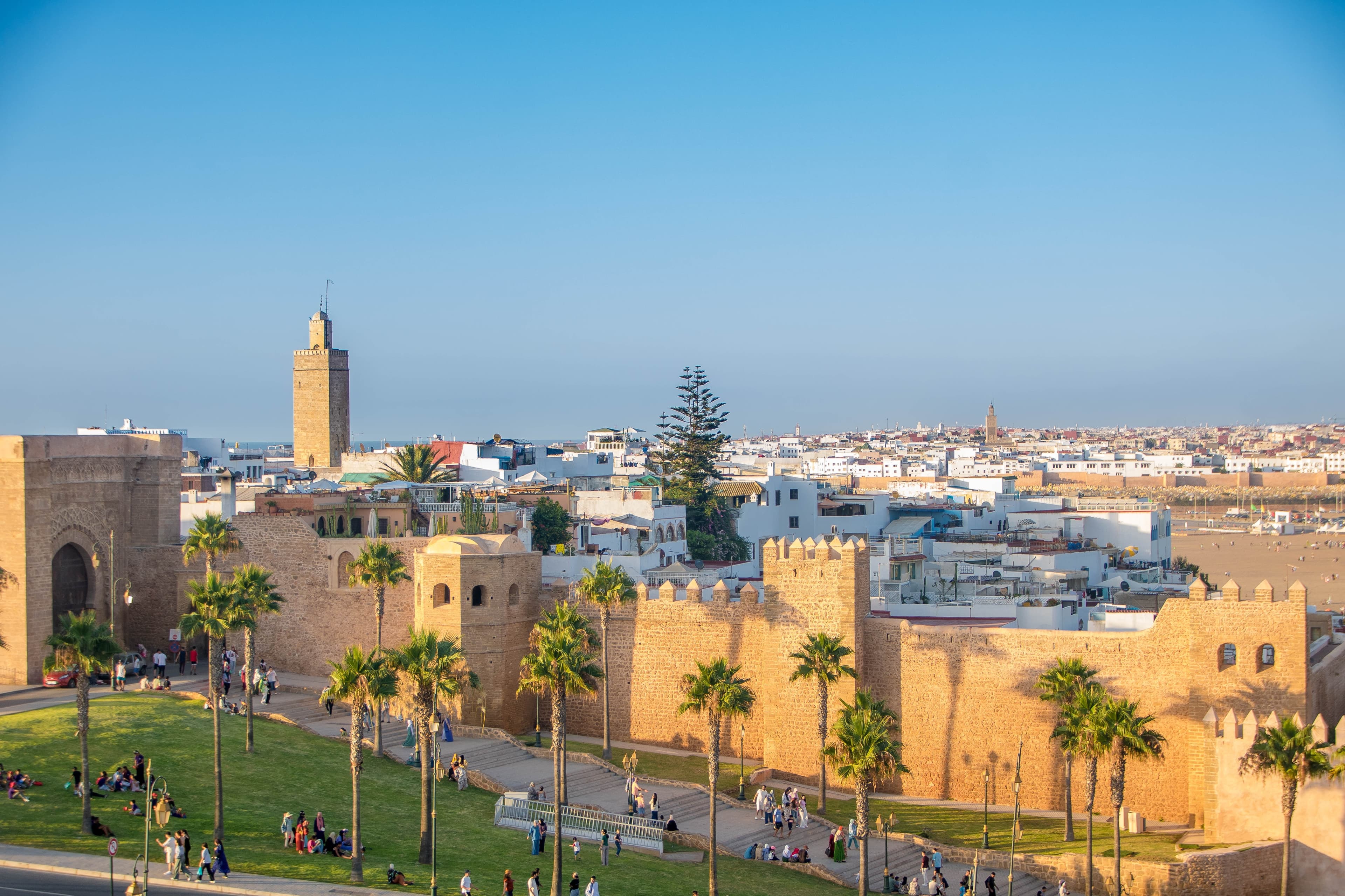 Les remparts et la Kasbah des Oudayas à Rabat